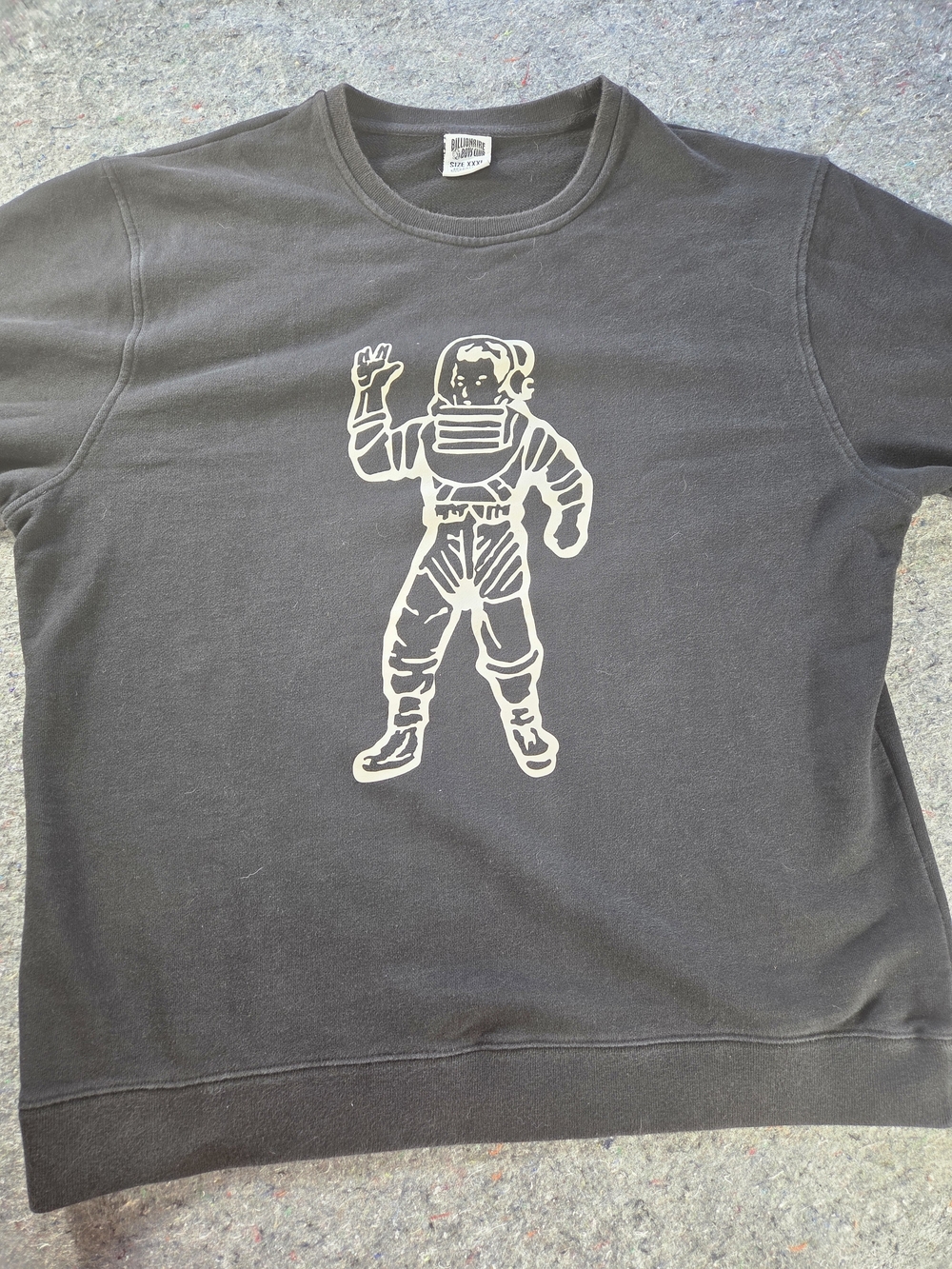 Billionaire Boys Club BBC Astronaut Crewneck Sweatshirt Black XXXL 3XL Pharrell